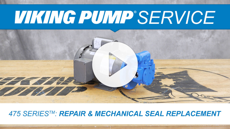 475 Series™ Repair and mechanical seal replacement