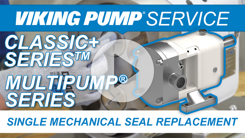 Classic+ Series™ and MultiPump® Series | Single Mechanical Seal Replacement