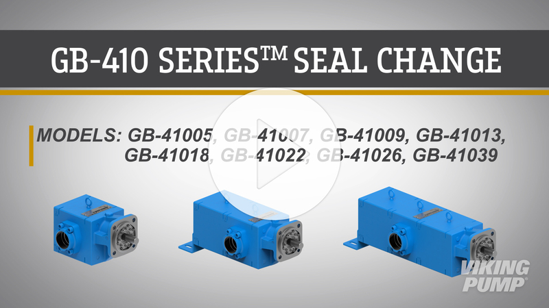 GB-410 Series™ seal change