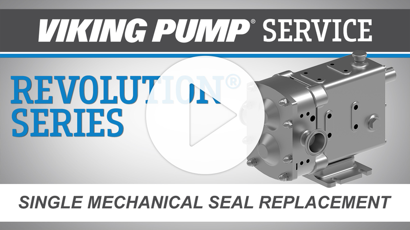 Revolution® Series single mechanical seal replacement