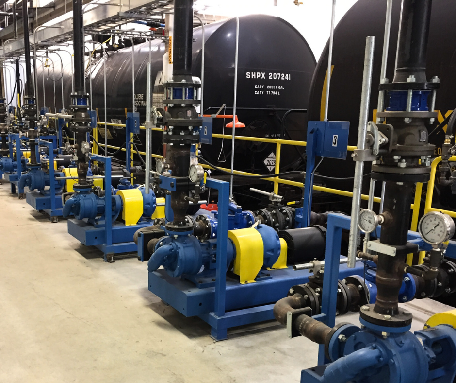 Viking Pumps installed in a facility