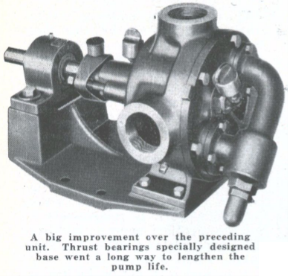 Figure 4 – Early Truck Pump Design Incorporating a Thrust Bearing Assembly