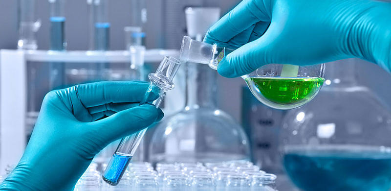 glycol in a test tube