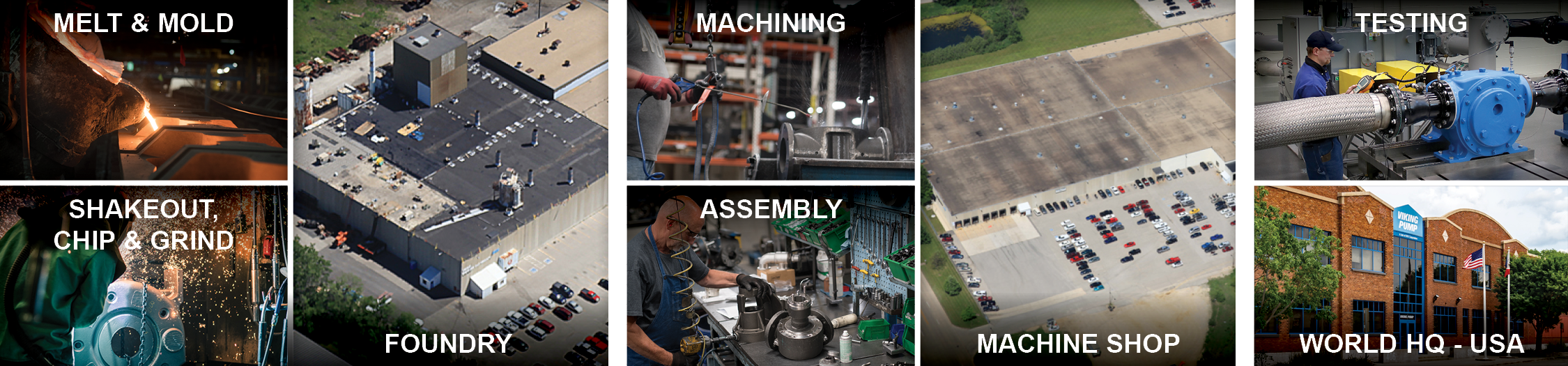 Image showing viking pump manufacturing process