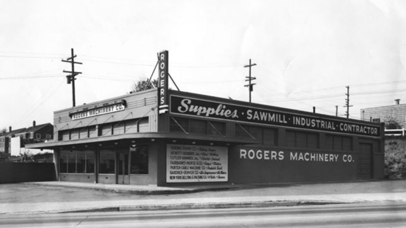 rogers machinery original building