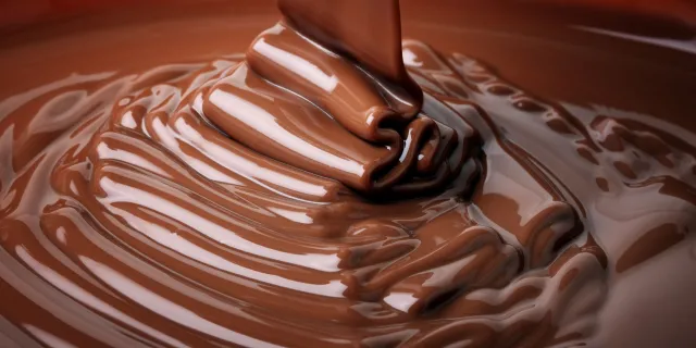 Melted chocolate