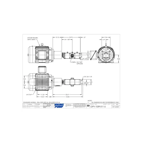 glycol pump drawing