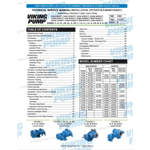 technical service manual cover page